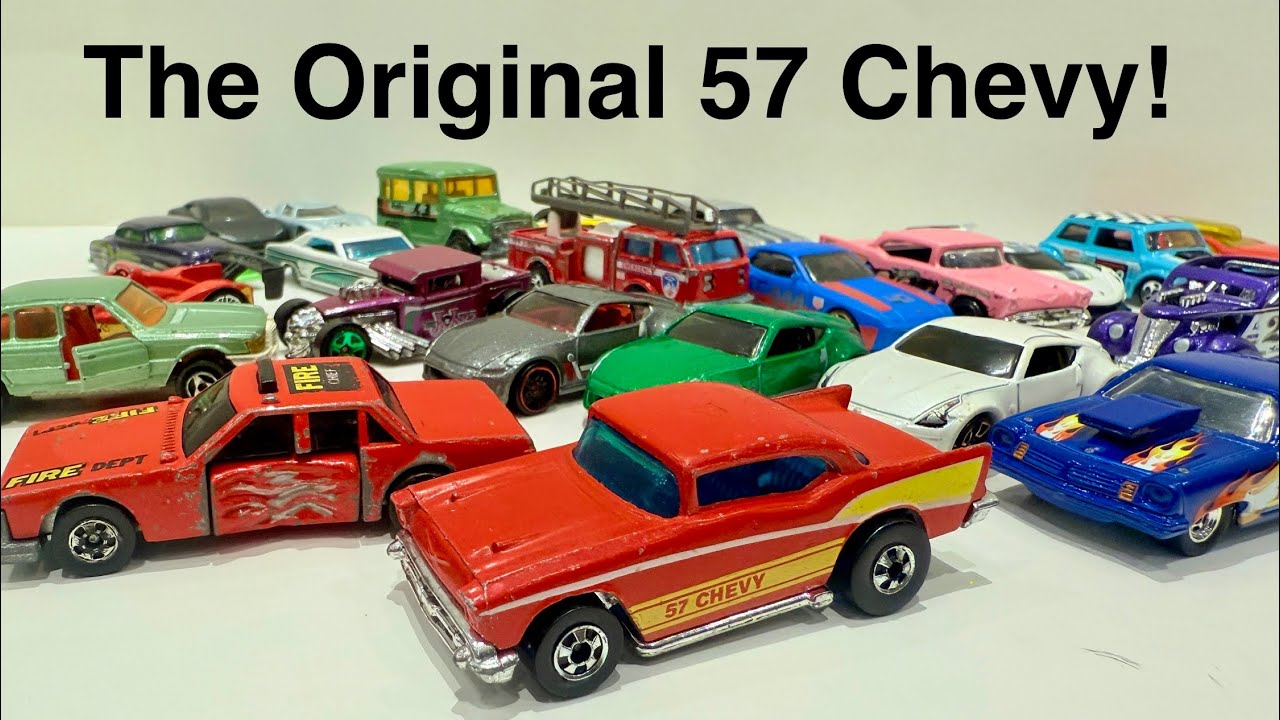 Находки из комиссионного магазина, выпуск 51: винтажные модели Hot Wheels Chevy 57 года, Ferrari,...
