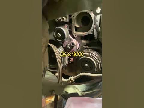 Aveo T300 авео Т300 где находится помпа - YouTube