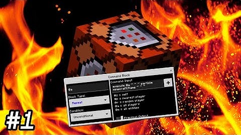 The Best Minecraft Particle Commands You HAVE To Try! - Commands Block Tutorials With Em3rald #1