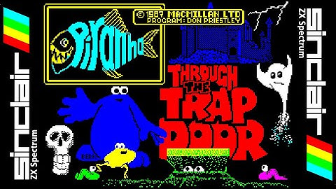 THROUGH THE TRAP DOOR (1987) Walkthrough, ZX Spectrum
