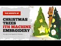 DIY - HOW TO make 3D ITH Christmas Trees on my Brother NV 800e by Smart D&#39;sign Embroidery