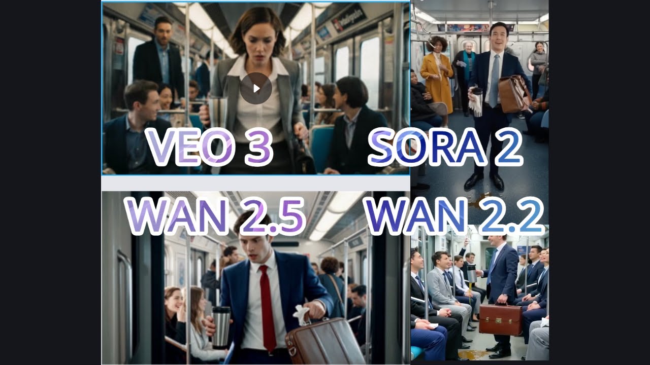 SORA 2 vs VEO 3 vs WAN 2.5 vs WAN 2.2: Ultimate AI Video Generator Comparison