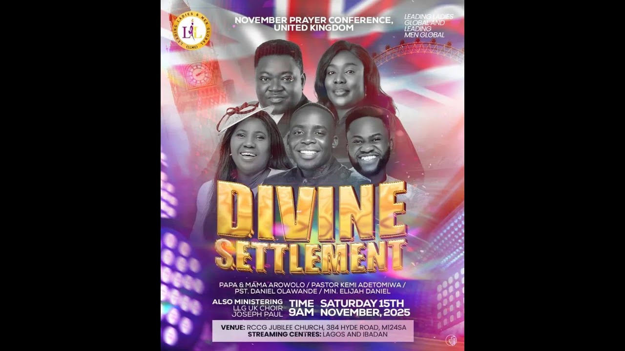Llg Spring Conference LLG Conference UK | Divine Settlement | November 2025 - YouTube