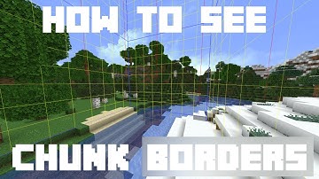 Minecraft Tiny Tips | How to see chunk borders!