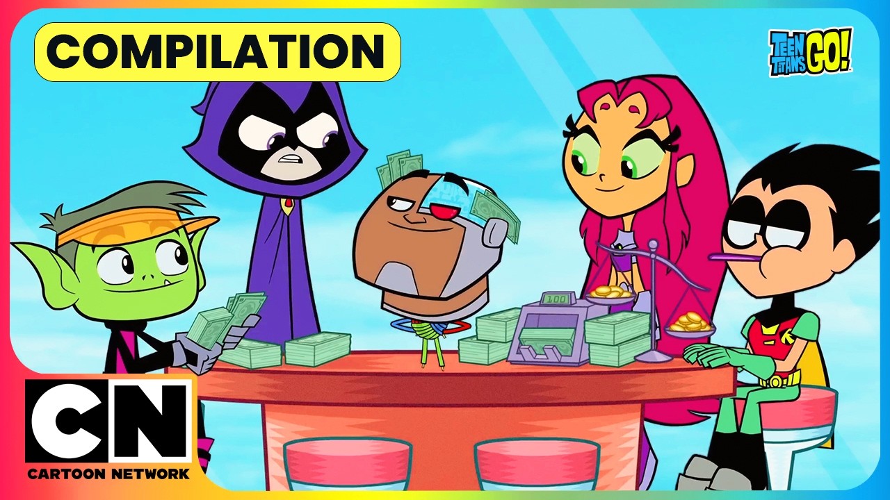 Richest Titan Ever?!🤑💸| Teen Titans Go💝| Cartoon for Kids🥳| @cnindia ​