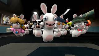 TF2 Mannrobics dance but it's just rabbids