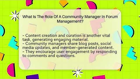 What Is The Role Of A Community Manager In Forum Management? - Everyday-Networking