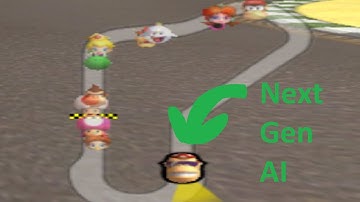 AI Learns to beat other AIs (Mario Kart Wii)