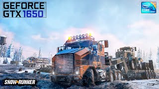 GTX 1650 | I5 3570 | SnowRunner | Max Settings | Gameplay Test | FPS Test