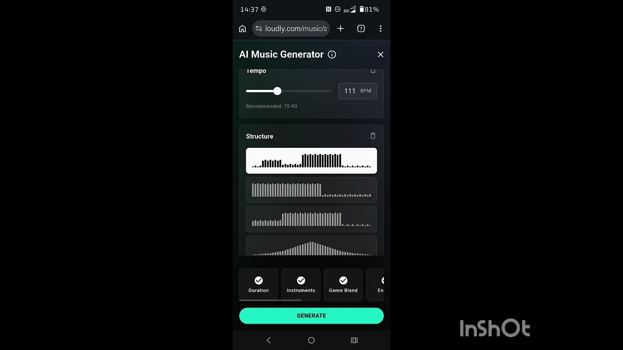 Loudly AI Music Generator Demo