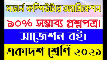 XI Modern Computer Application Suggestion 2021 | Annual Exam | 90% Must Common  #ComputerApplication