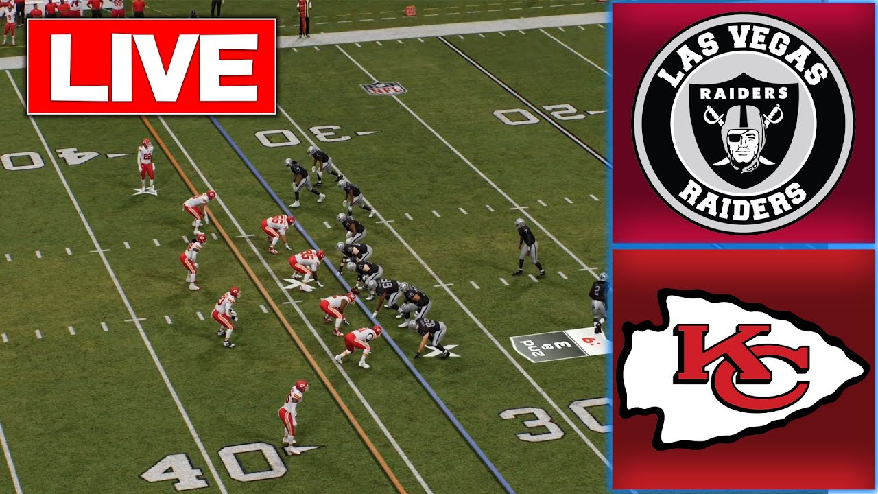🔴 LIVE🔴Las Vegas Raiders vs Kansas City Chiefs/ Week 18 / Madden NFL 26