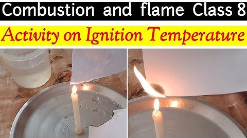 Ignition Temperature activity | Class 8 Combustion and Flame | Science experiments for kids at home