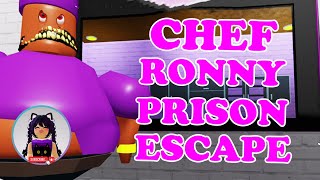 CHEF RONNY PRISON ESCAPE OBBY - ROBLOX GAME WALKTHROUGH (FIRST PERSON)