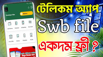 New Telecom Swb File Free| How To Make Telecom App Project | Swb  File | Sketchware Pro
