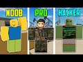 War tycoon noob vs pro vs hacker