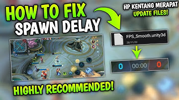 New! How To Fix Spawn Delay (Slow Loading) Ml | Cara Smooth Bermain Mobile Legends