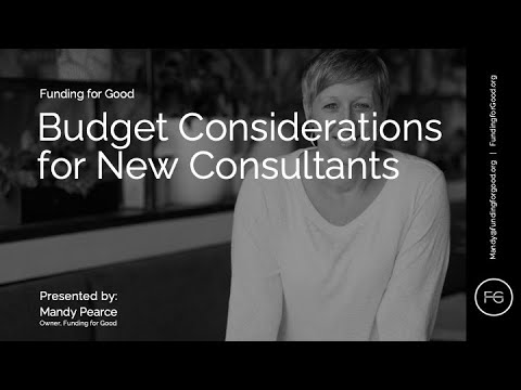 Budget Considerations for New Consultants