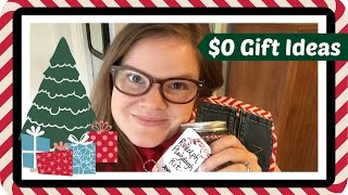 $0 DIY Christmas Gift Ideas