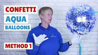 How to Put Confetti in an Aqua Balloon 🎈 Step-by-Step Tutorial