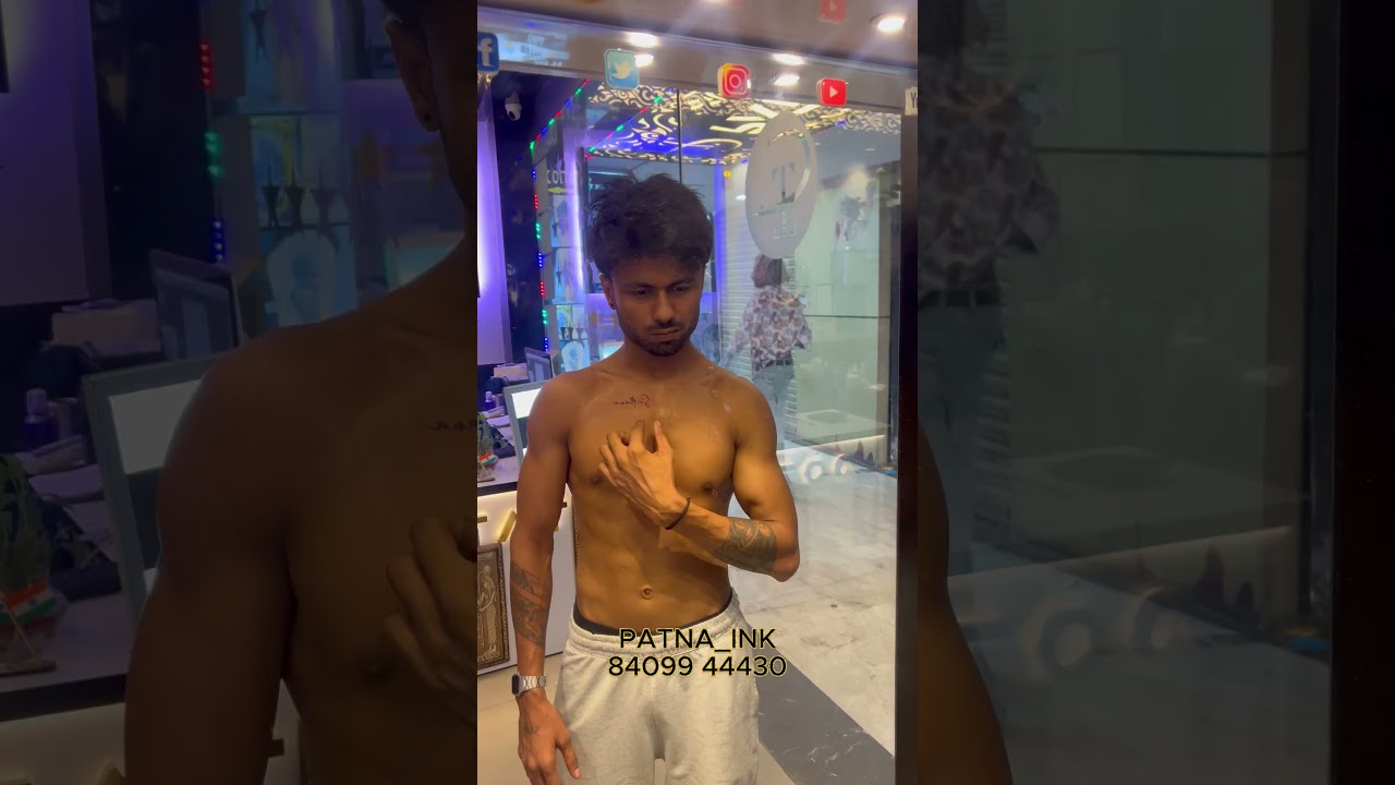 Sigma Vibes Tattoo | Butterfly + Heart Name Tattoo | Best Tattoo Studio in Patna – Patna_Ink