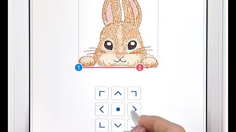 Embroidery 2 point placement on the Brother Stellaire XJ2/XE2 and Baby Lock Altair 2/Meridian 2