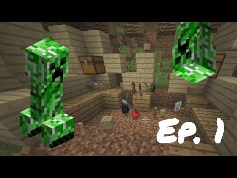 A Creeper Blew Up My House!!! - Minecraft Let's Play Ep 1 - YouTube