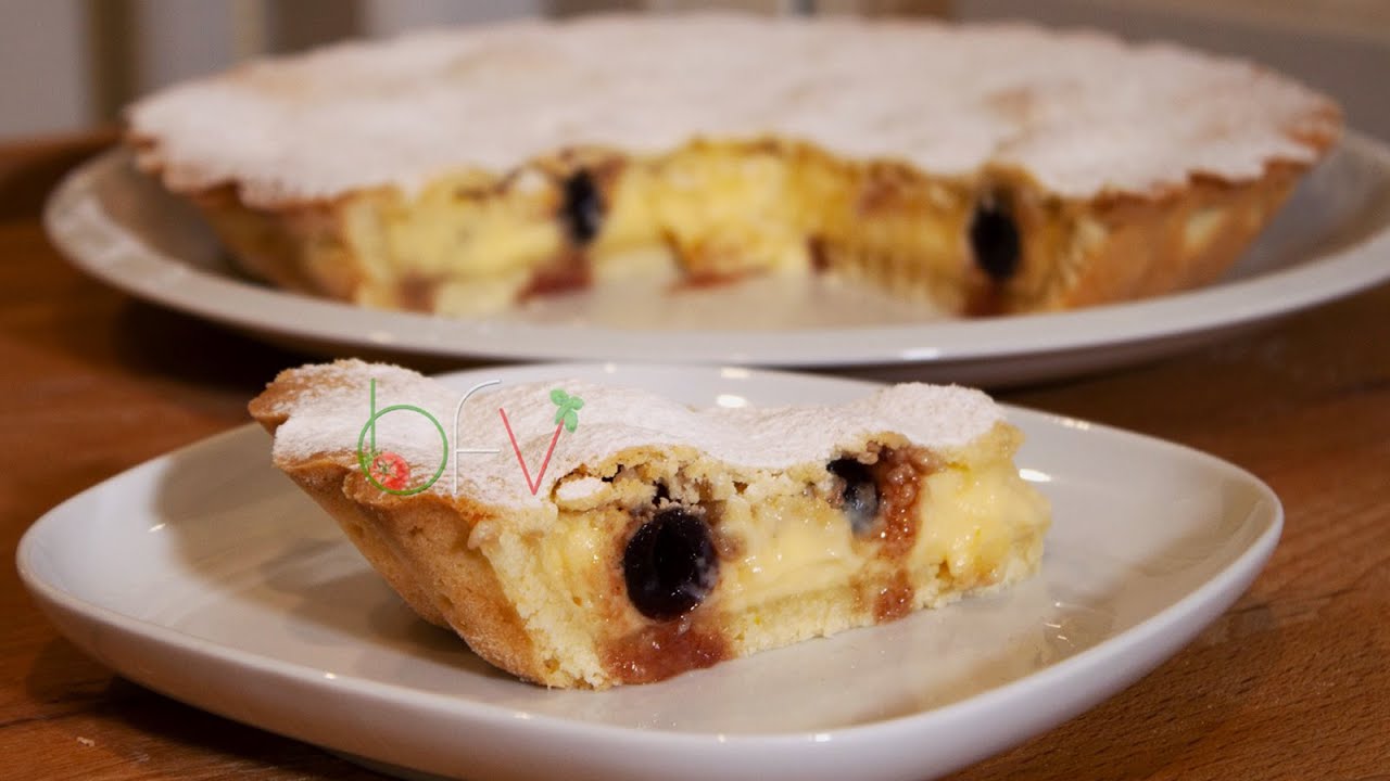 PASTICCIOTTO  (o CROSTATA) con CREMA E AMARENE - Buono Facile Veloce
