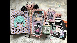 Pastelloween KatPaperLoves Swap Goodies & YouTube Hop/Giveaway