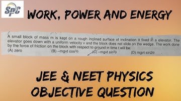 A small block of mass m is kept on rough inclined surface of inclination theta fixed in a elevator.