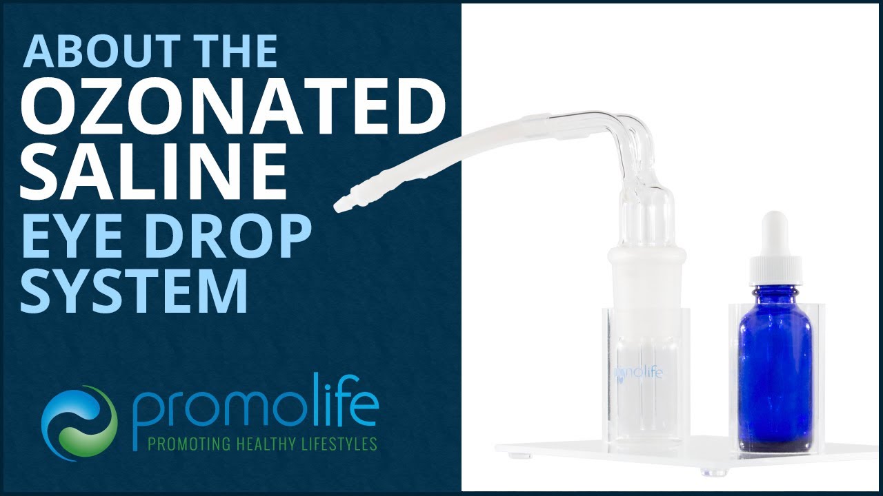 How to ozonate saline for use in the eyes