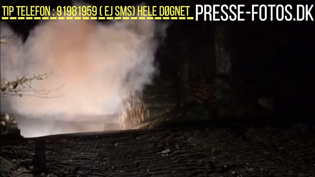 Prøveaffyring af stort kanonslag kaldet  køkkenrulle