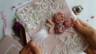 Wedding invitations in box