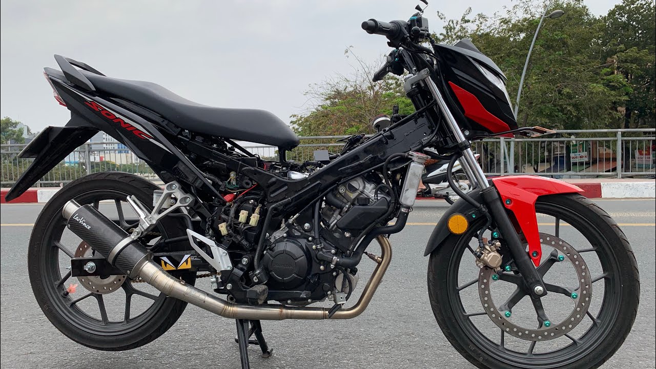 Cổ Pô STB cho Winner & Sonic 150 - Pô Xăng Lửa Shop