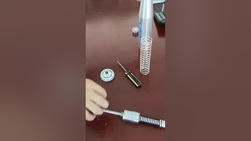 Method for adjust the angle of the spring reed.(Rebound Hammer Tester)
