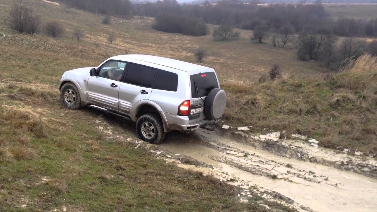 Паджеро в грязи - YouTube