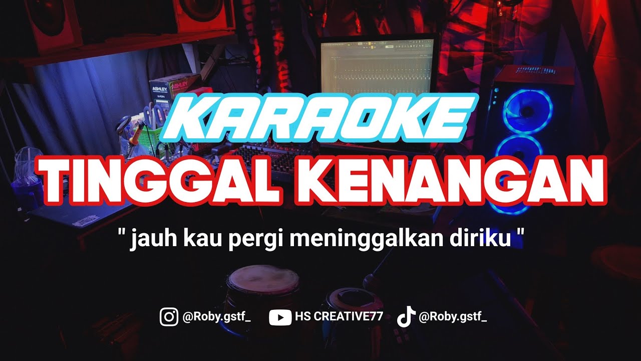 TINGGAL KENANGAN karaoke nada cewek viral tiktok!!!
