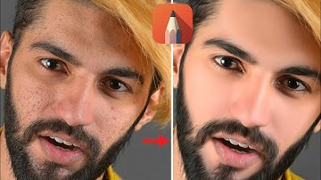 Face Smooth Editing Secret 🔥|| Skin Smoothing Tutorial in Autodesk Sketchbook || face smooth editing