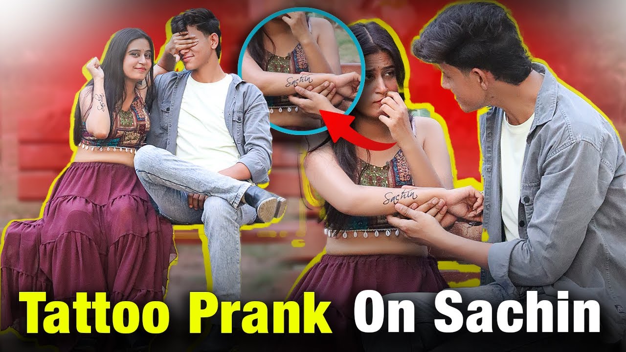 Tattoo Prank On Sachin 😡 || He Got Angry 😡 || Squad Sachin ||