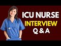 ICU Nurse Interview Questions and Answers for 2025