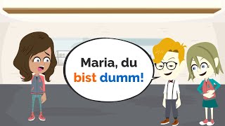 Deutsch lernen | Maria hat Ärger mit drei Kindern | Wortschatz und wichtige Verben