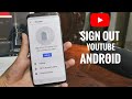 How To Sign out From YouTube In Android Easy