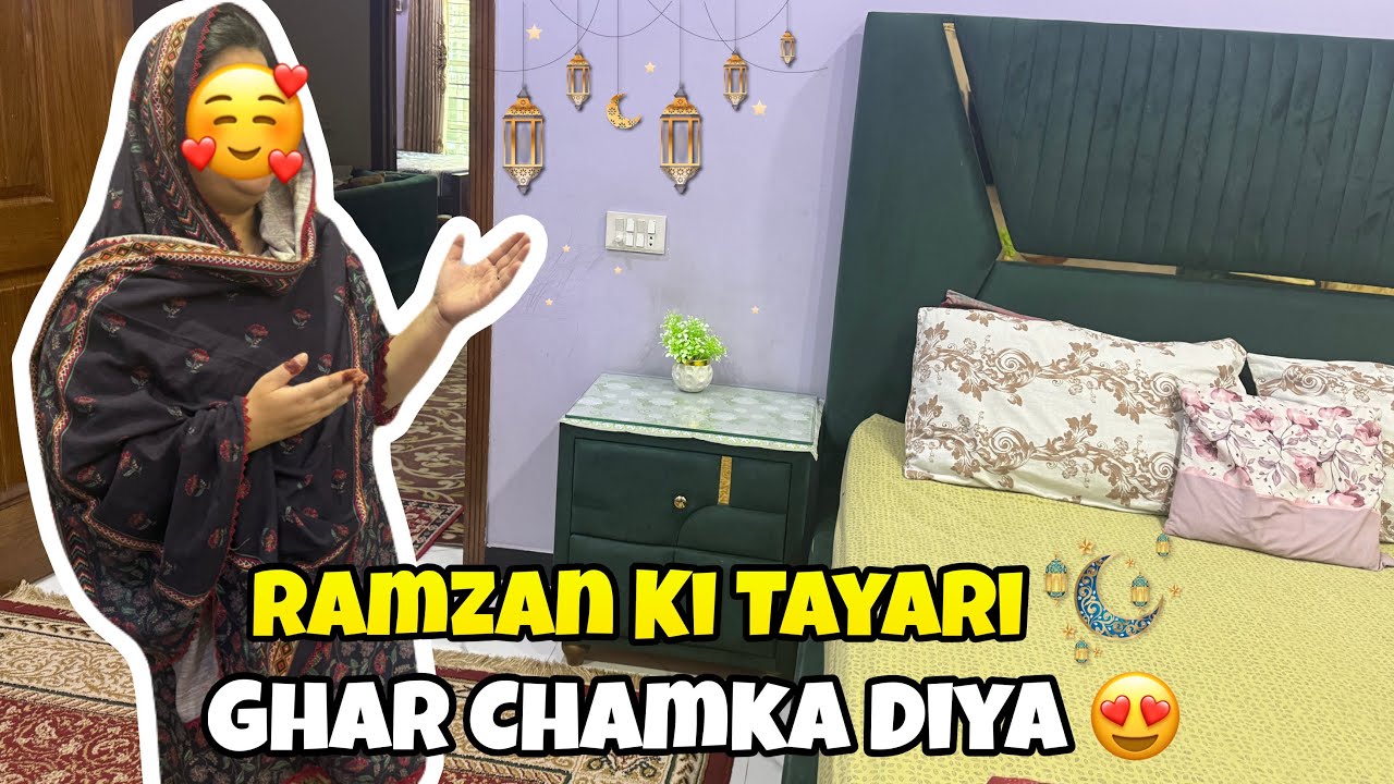 Ramzan Aane Wala Hai 😍| Ghar Ko Chamka Diya 😍| Complete House Cleaning And Organizing Vlog