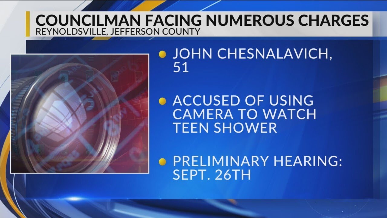 Reynoldsville Borough Councilman accused of using hidden camera to