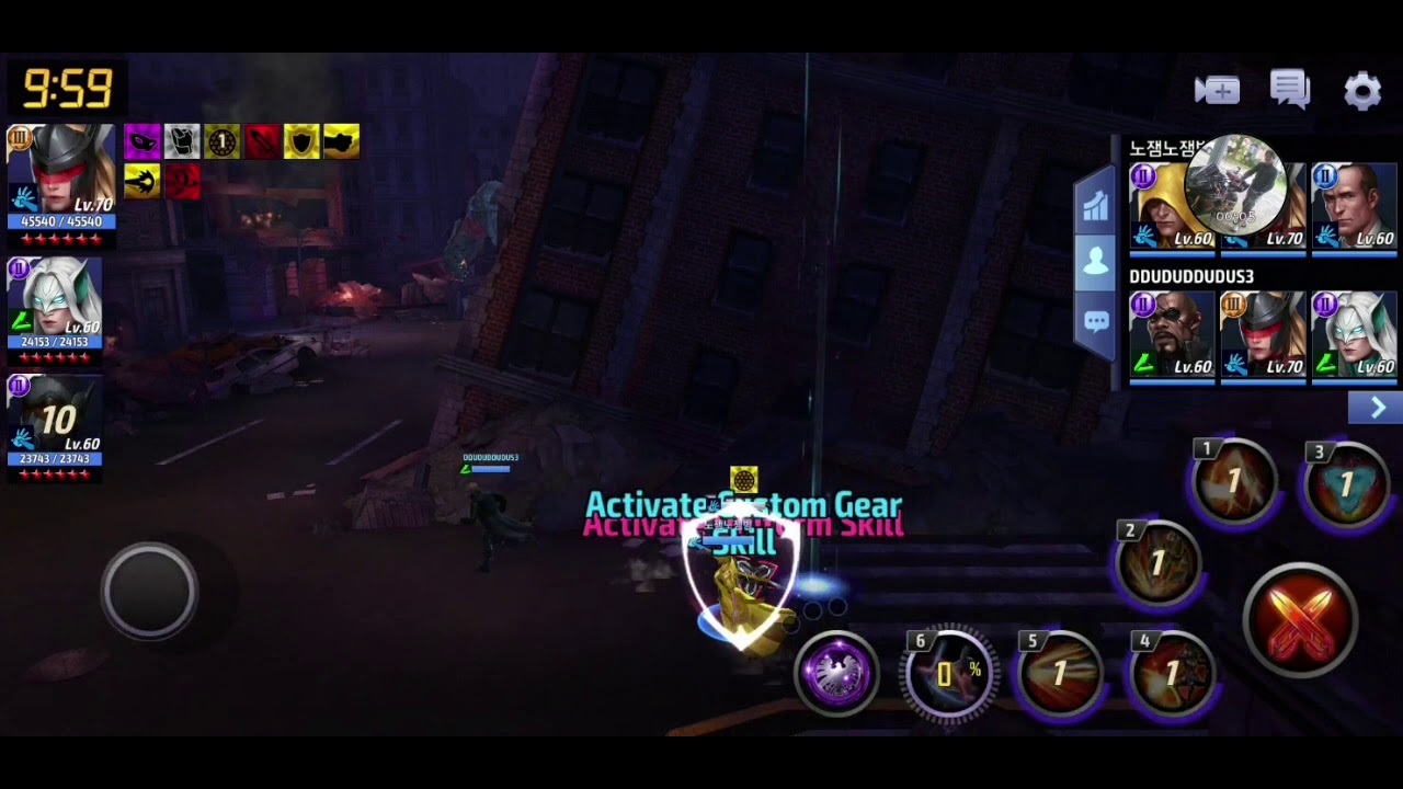 Marvel future fight Giant Boss Raid fast clear