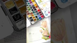 Tulip Watercolors | Bible Journaling | By the Well 4 God