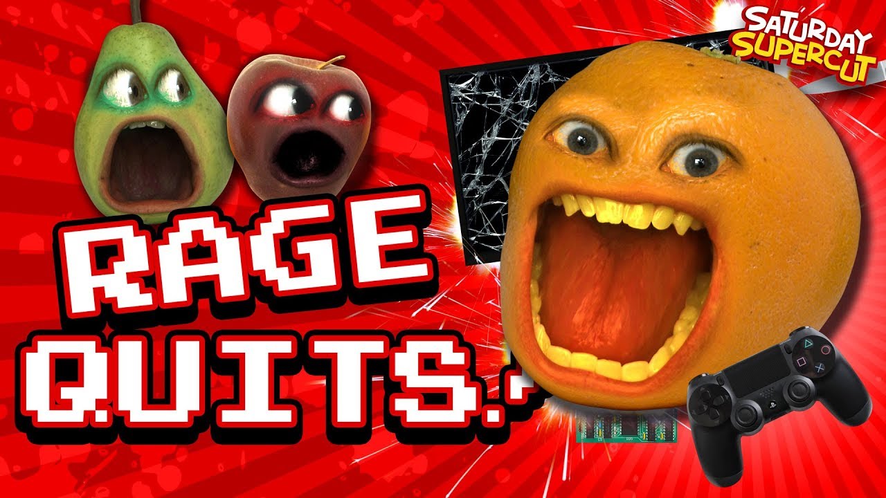 ALL The Annoying  Orange  RAGEQUITS Video Games  YouTube