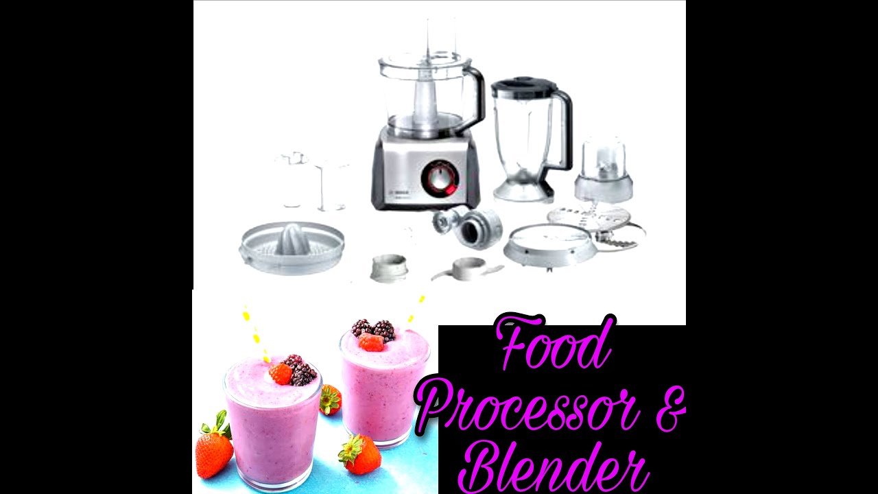 Bosch Food Processor and Blender Demo/Review from TakeAlot.Com | Making Delicious Smoothies🥤