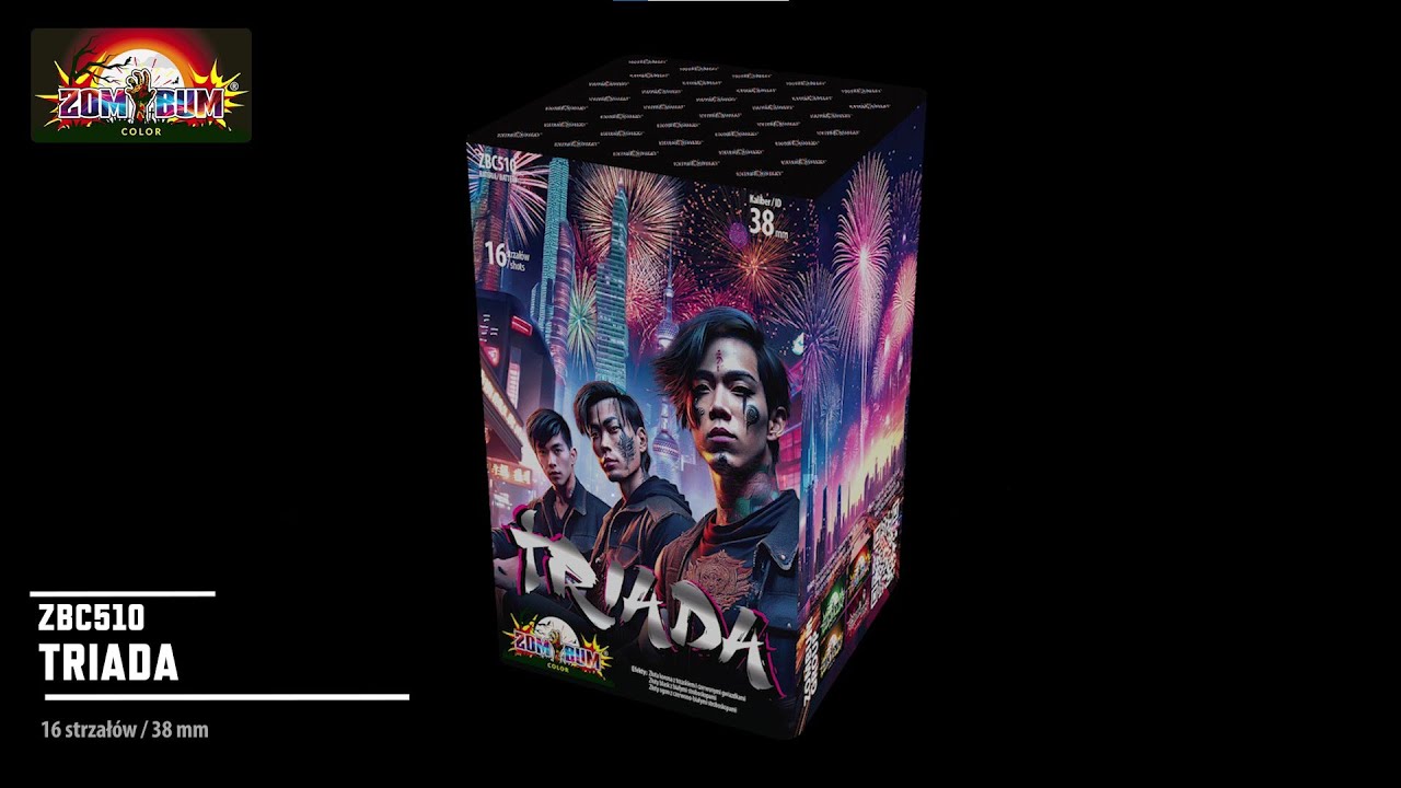 Triada ZomBum Color 16sh 38mm ZBC510