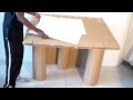 How to make Large ARTIST DESK from cardboard part 1 of 7 How to make Large ARTIST DESK from cardboard part 1 of 7